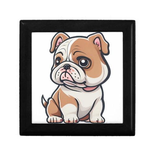 Bulldog design for the Bold Brave and Beautiful Gift Box