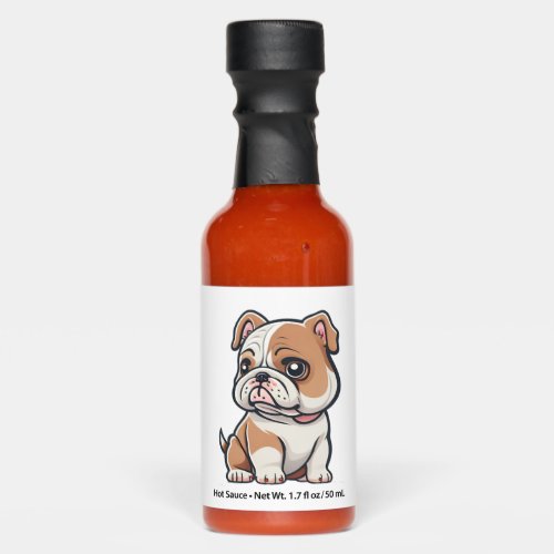 Bulldog design for the Bold Brave and Beautiful Hot Sauces