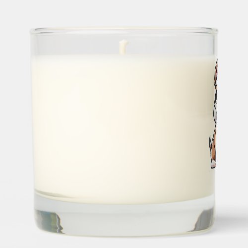 Bulldog design for the Bold Brave and Beautiful Scented Candle