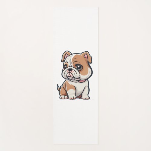 Bulldog design for the Bold Brave and Beautiful Yoga Mat