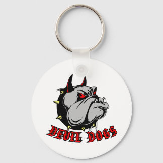 Bulldog Devil Dogs Keychain