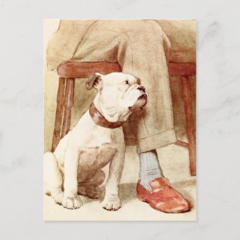 Bulldog - Devoted And Loyal Friend Postcard by HTMimages at Zazzle