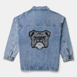 Bulldog Dog  Denim Jacket