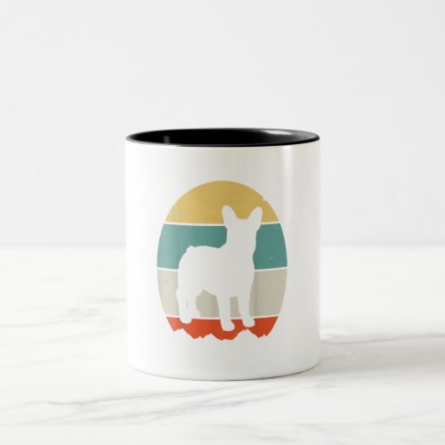 Bulldog Dog Design Gift Two_Tone Coffee Mug