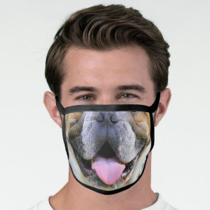 Bulldog Dog Face Face Mask