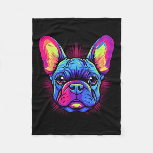 Bulldog Dog Men Women Kids  Fleece Blanket