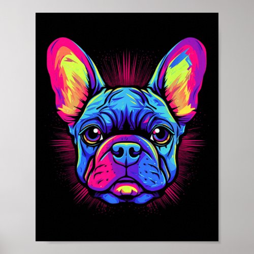 Bulldog Dog Men Women Kids  Poster