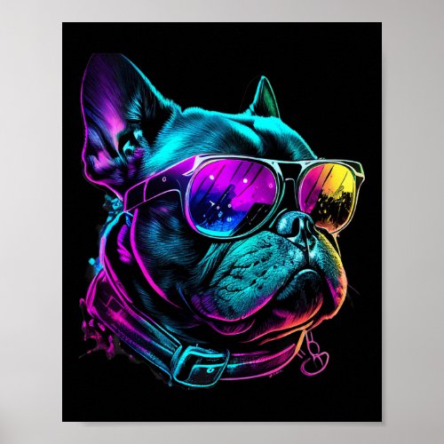 Bulldog Dogs French Bulldogs  Poster