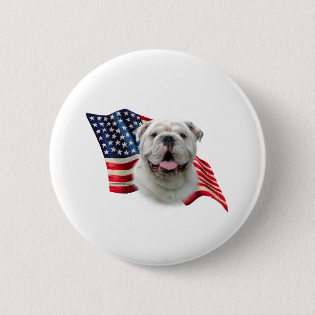 Bulldog Flag Button (Front)