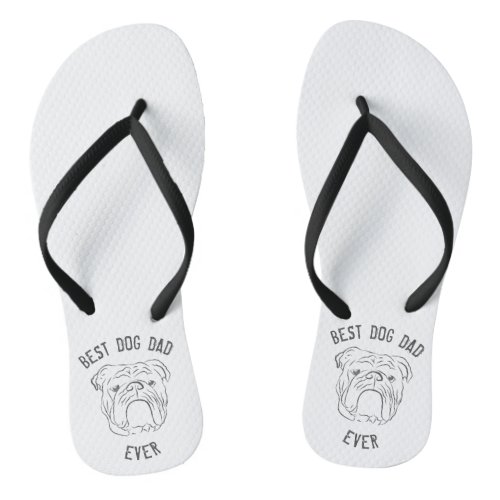 Bulldog Flip Flops