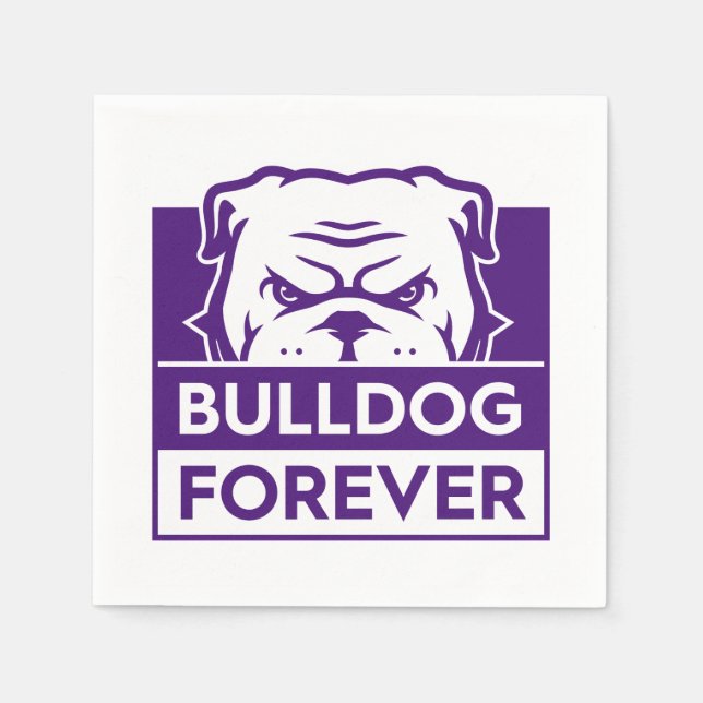 Bulldog Forever Napkins (Front)