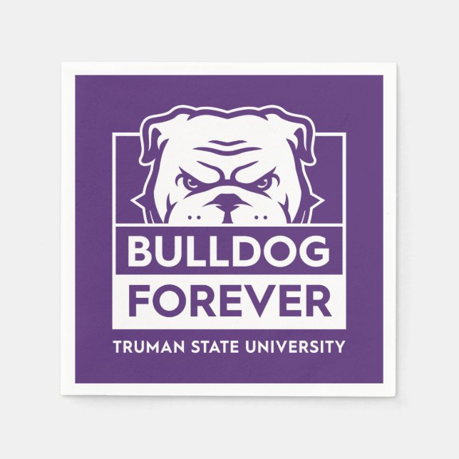 Bulldog Forever Napkins (Front)