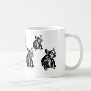Bulldog French Buldog Puppy Drawing Art Mug