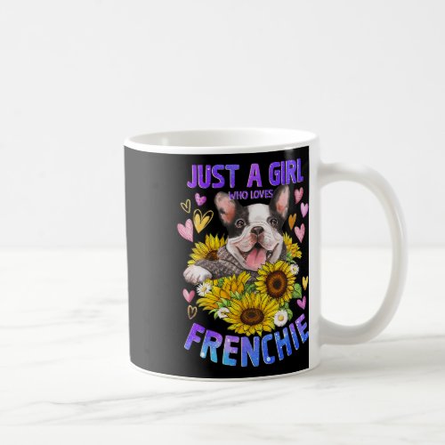 Bulldog Frenchie Loving Girl Dog Puppy Lover Woman Coffee Mug