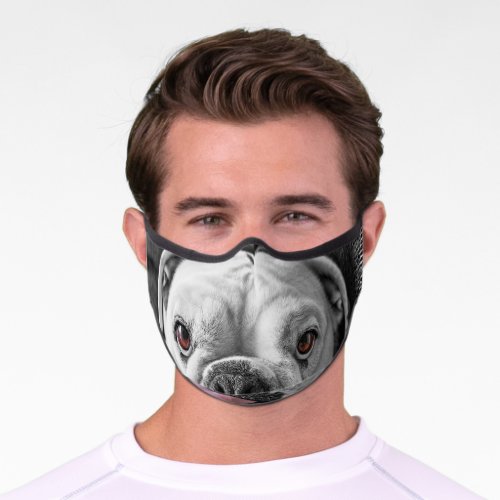 Bulldog  Fun Premium Face Mask