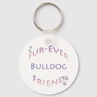 Bulldog Furever Keychain