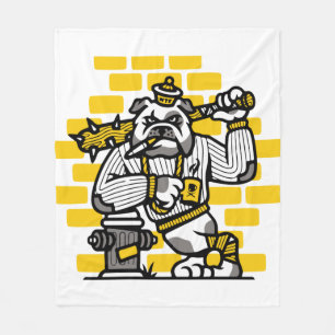 Bulldog Gang Fleece Blanket