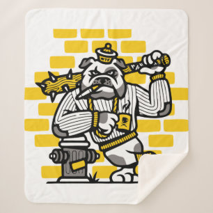 Bulldog Gang Sherpa Blanket