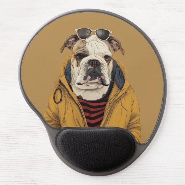 Bulldog  gel mouse pad (Front)