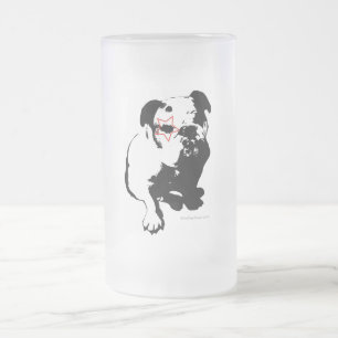 Bulldog Glass Mug
