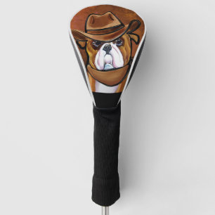 Bulldog golf head cover