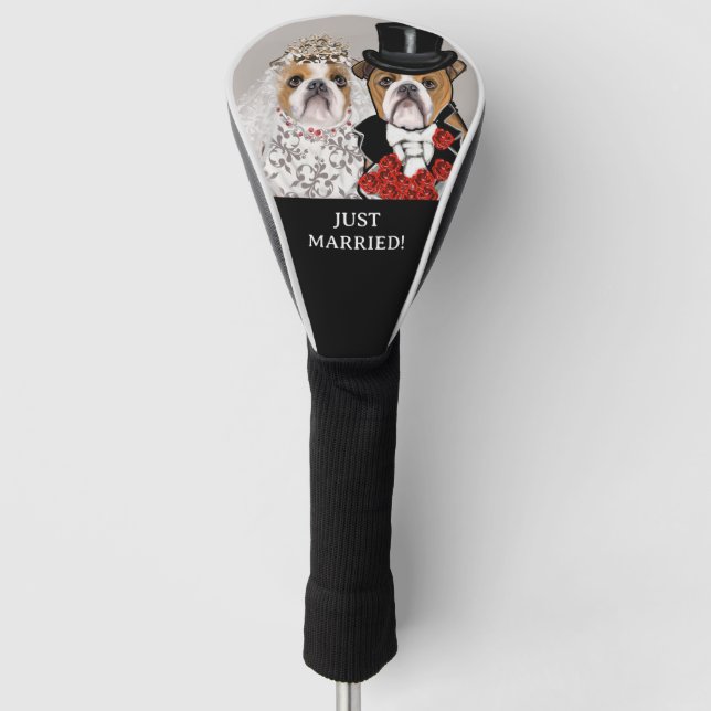 Bulldog       golf head cover (Front)