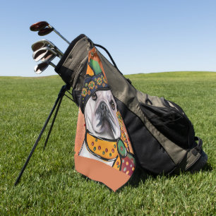Bulldog       golf towel