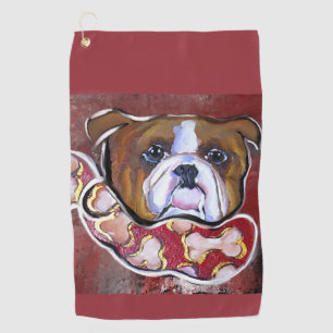  Bulldog    Golf Towel