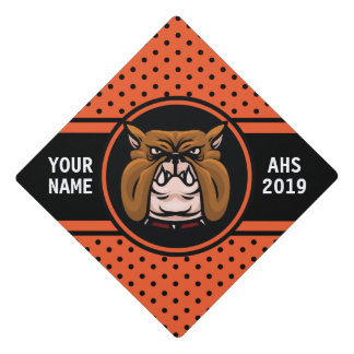 Bulldog Graduation Cap Topper