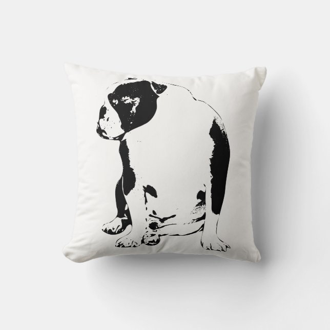 "bulldog graphic top", "winter layer easy", "clean throw pillow (Front)
