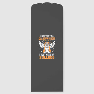 Bulldog Guardian Angel Dog Bookmarks