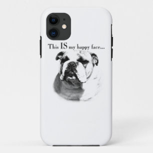Bulldog Happy Face iPhone 11 Case