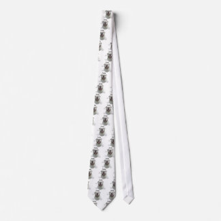 Bulldog History Design Neck Tie