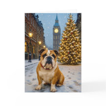 Bulldog Holiday Card