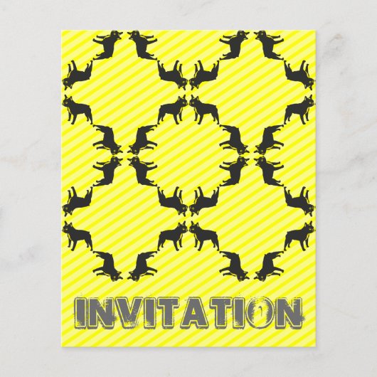 Bulldog Invitations (Front)