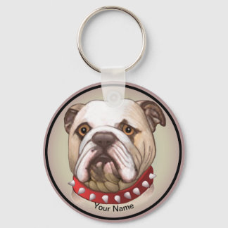 Bulldog Keychain