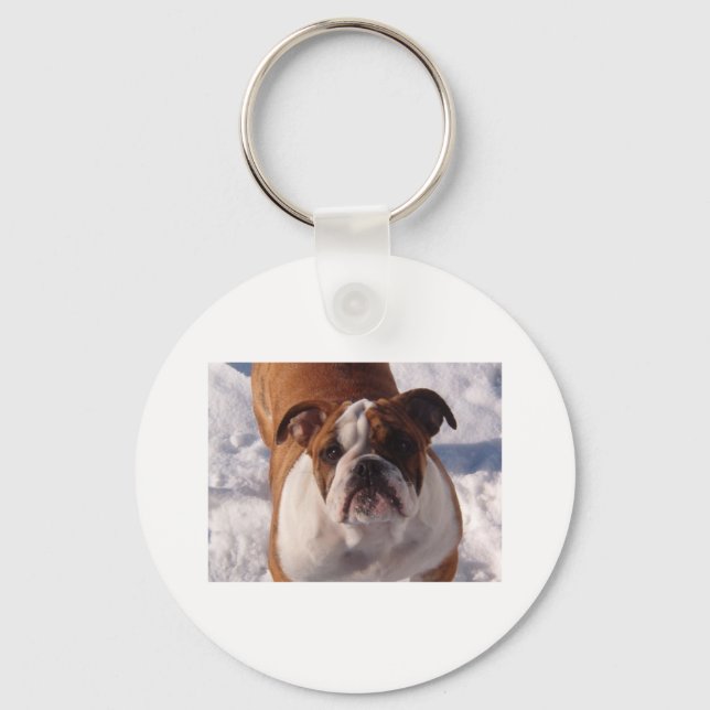 Bulldog Keychain (Front)