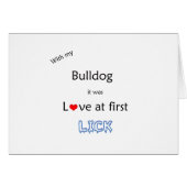 Bulldog Lick Design (Front Horizontal)