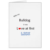 Bulldog Lick Design (Front)