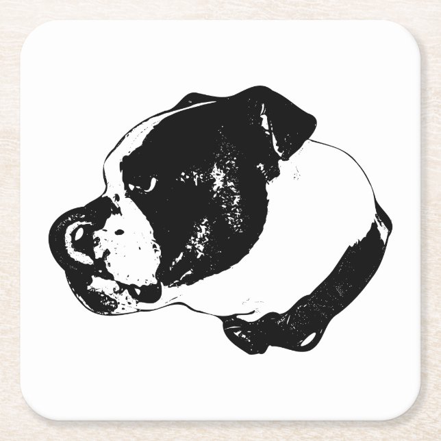 Bulldog Lick Stone Coaster (Front)