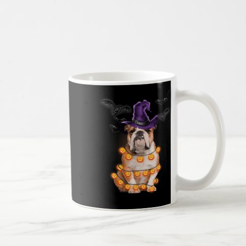 Bulldog Light Pumpkin Fun Halloween Tee  Coffee Mug