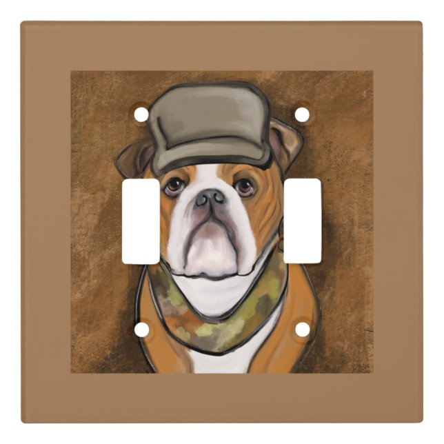 Bulldog               light switch cover (Front)