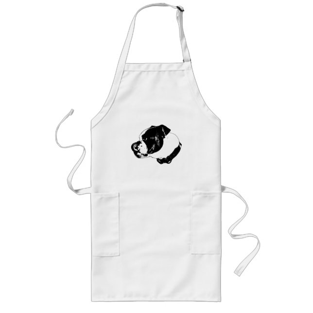 Bulldog Line Kitchen Apron (Front)