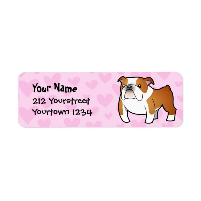 Bulldog Love Label (Front)