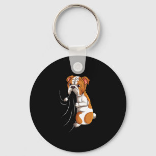 Bulldog Lover Bully Dog Girls Women Kids 1 Keychain