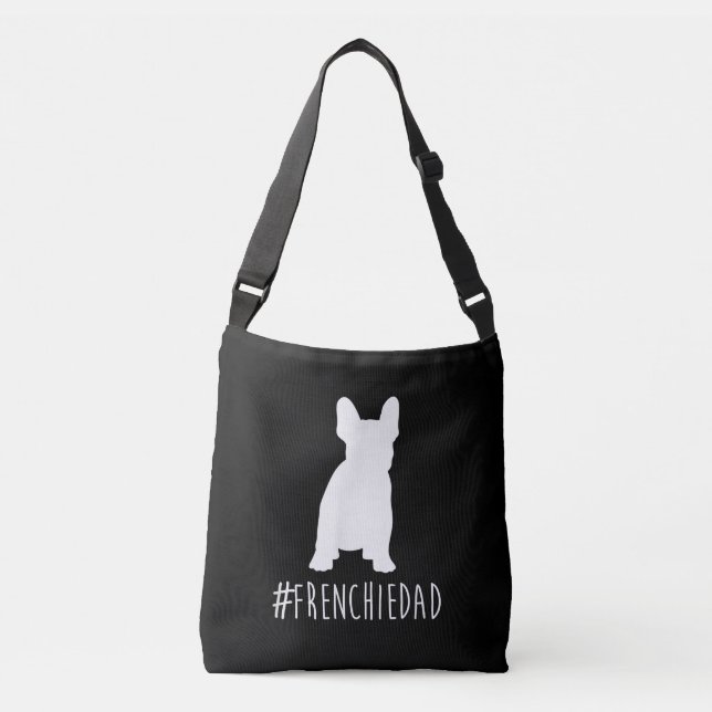 Bulldog Lover | Frenchie Dad French Bulldog Dad Crossbody Bag (Front)