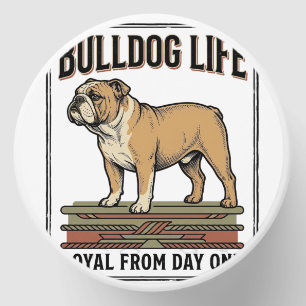 Bulldog Lover Shirt Vintage Engraved Dog Art_1 Mini Candle Favors