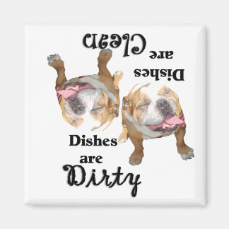 Bulldog Lovers Dishwasher Magnet