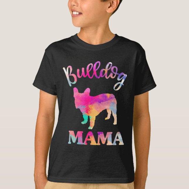Bulldog Mama  T-Shirt (Front)