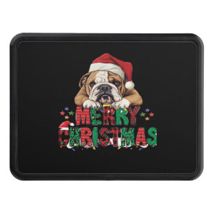 Bulldog - Merry Christmas Dog Classic T-Shirt Hitch Cover